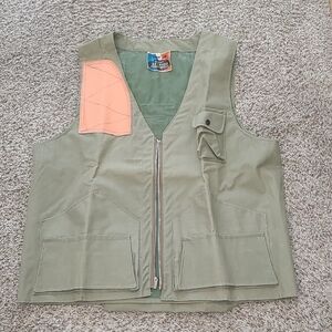 Vintage The Line Green Utility Vest